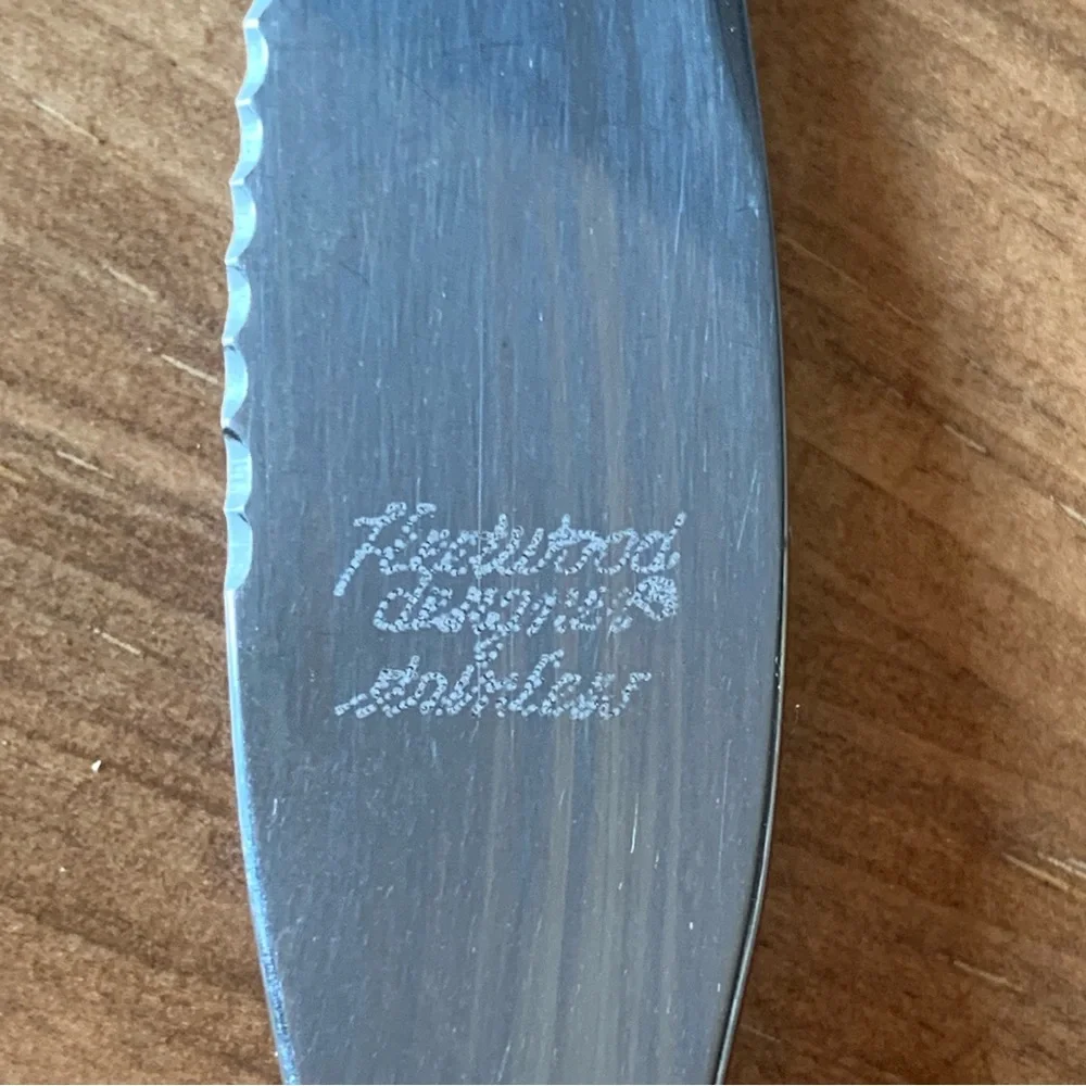 Town & Country Washington Forge Stainless Steak Knives Fleetwood Handle Set of 6
